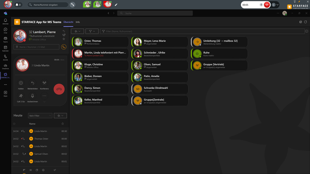 STARFACE MS Teams Integration